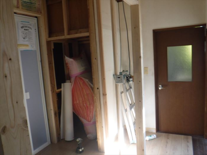 Ｋ邸工事前　施工中写真